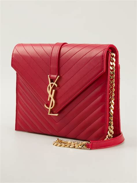 yves saint laurent cherry red bag|Saint Laurent Red Handbags for Women .